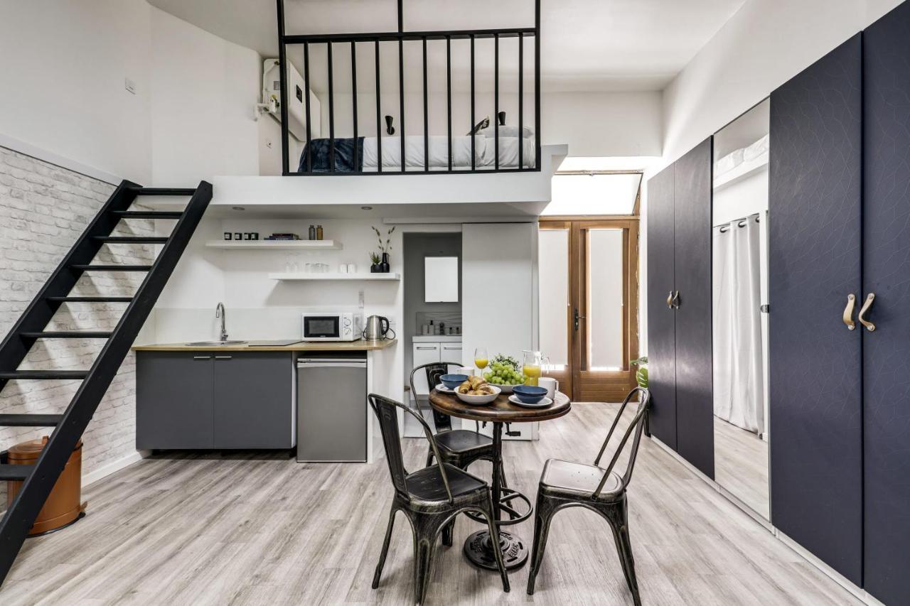 Modern French Studio In Paris Daire Dış mekan fotoğraf
